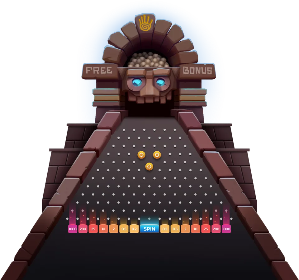 Das Spielbrett – Plinko AZTEC