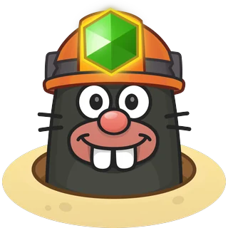 Maulwurf mit Smaragd â Topo Mole