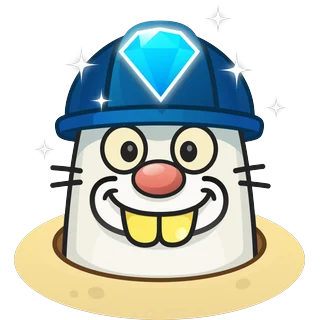 Maulwurf mit Diamant â Topo Mole