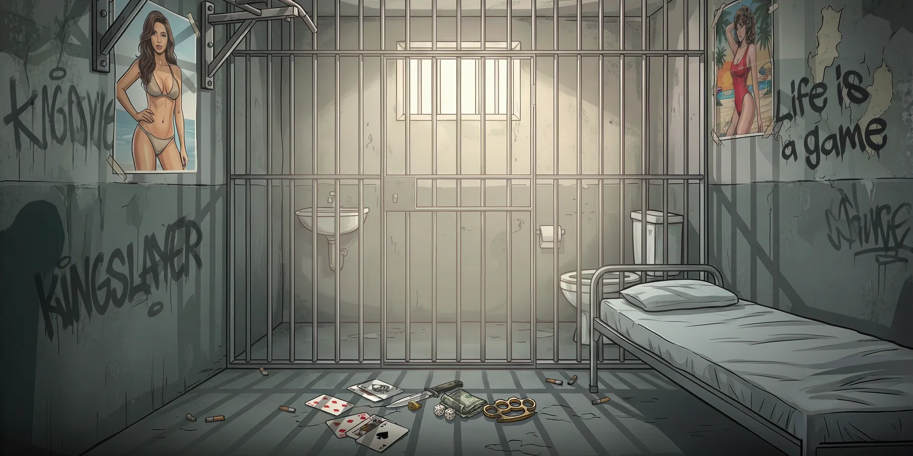 Twist San Quentin â Original-Artwork von InOut Games